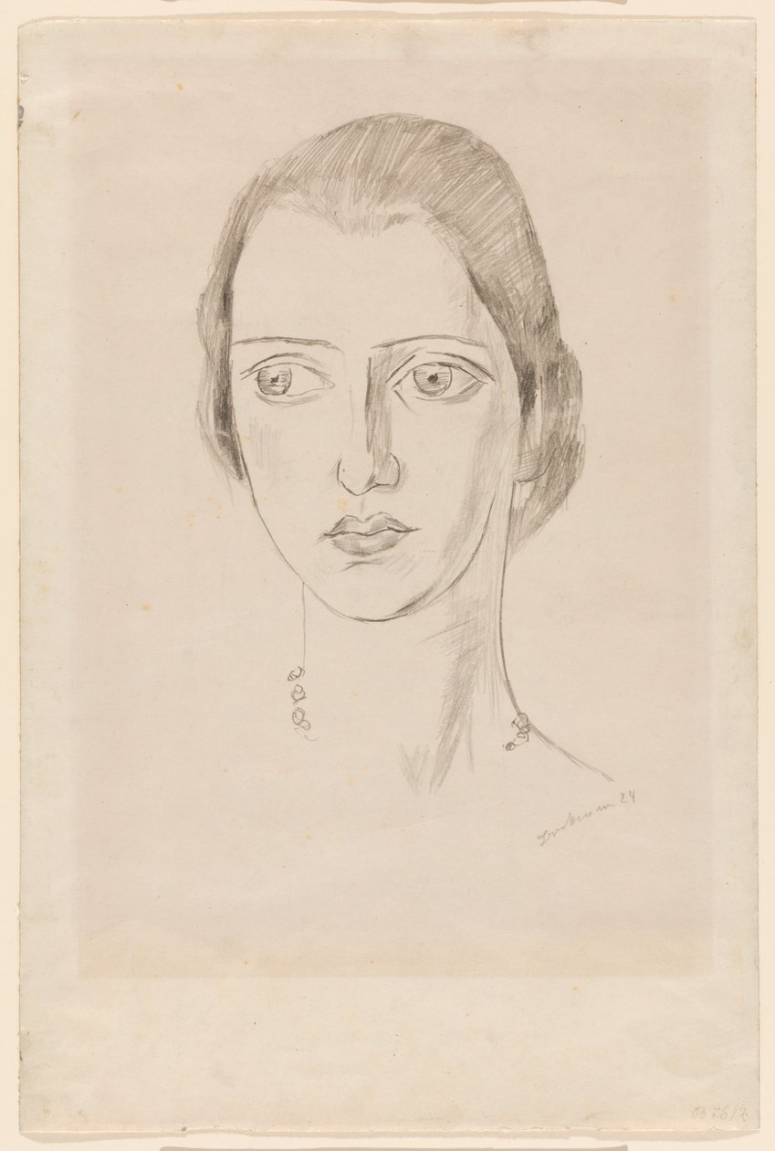 Retrato de Marie-Louise von Motesiczky de Max Beckmann