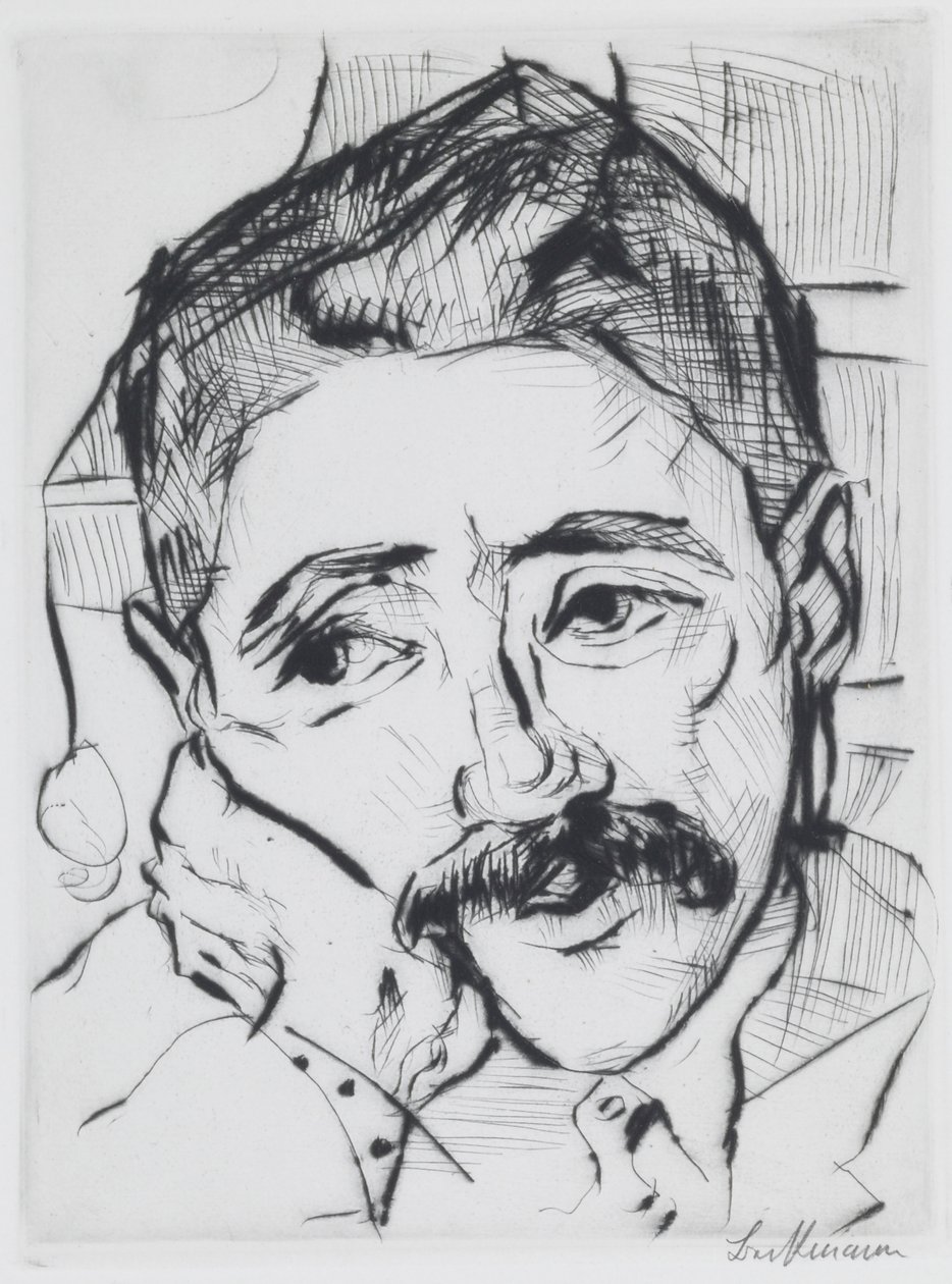 Retrato de Walter Carl de Max Beckmann