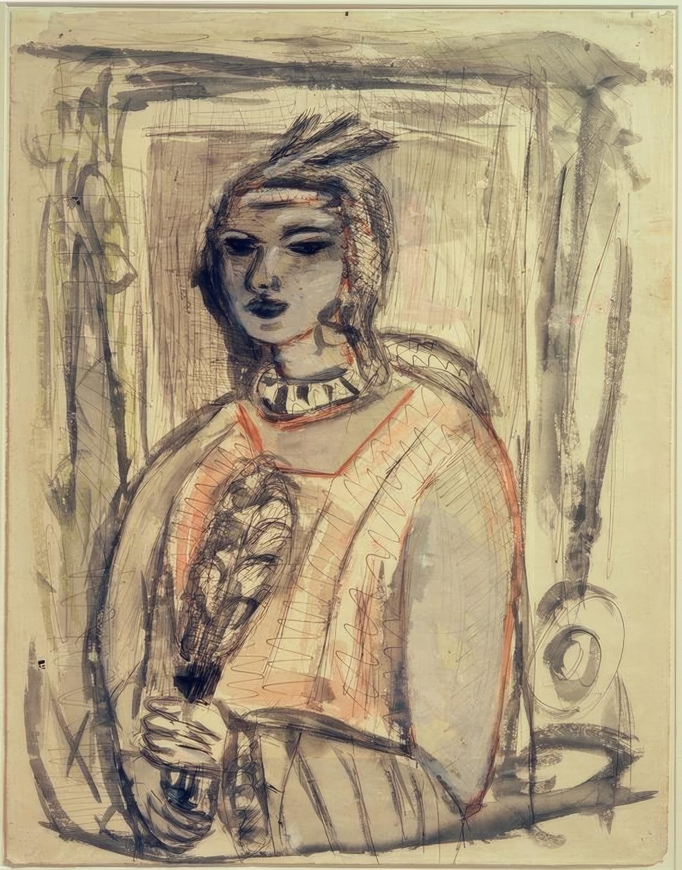 Quappi com touca de Max Beckmann
