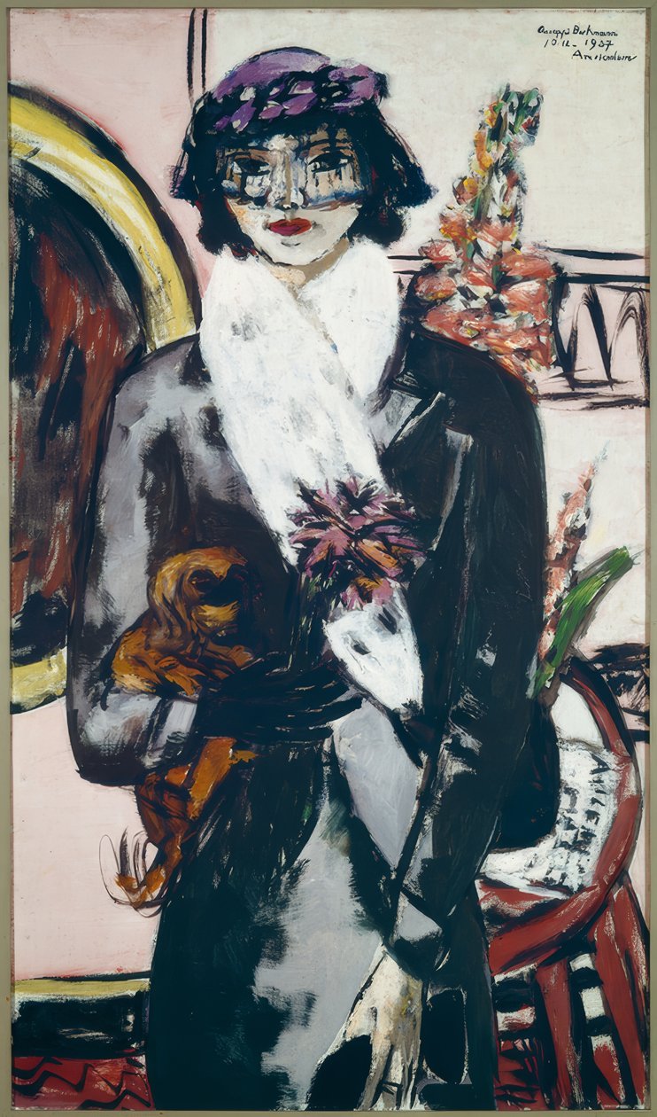 Quappi de pele branca de Max Beckmann