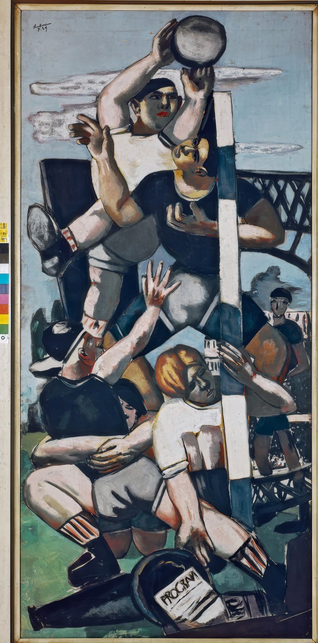 Jogador de rúgbi de Max Beckmann
