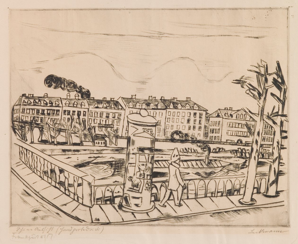 Bela Vista (Paisagem de Inverno) de Max Beckmann