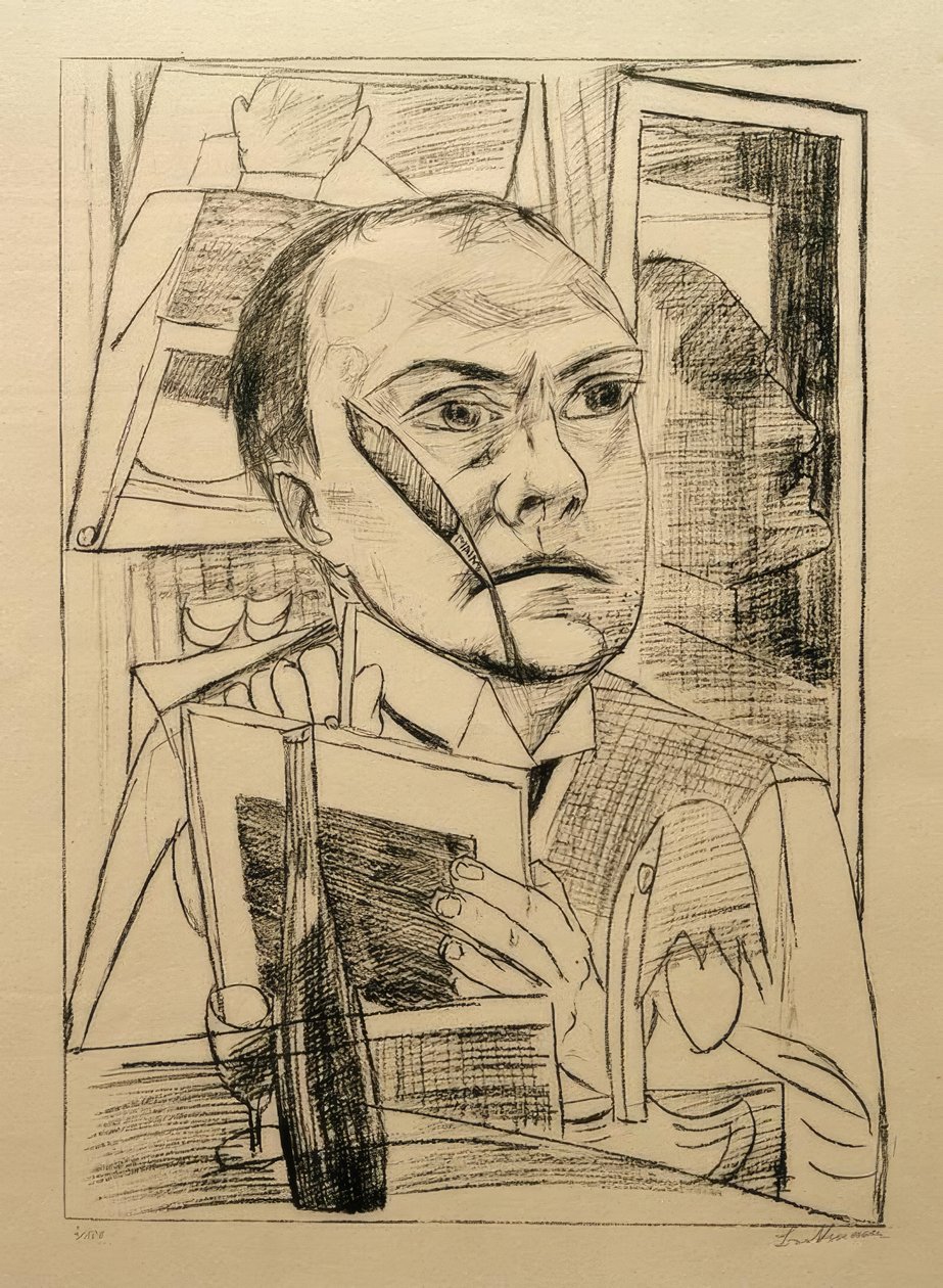 Mesmo no hotel de Max Beckmann