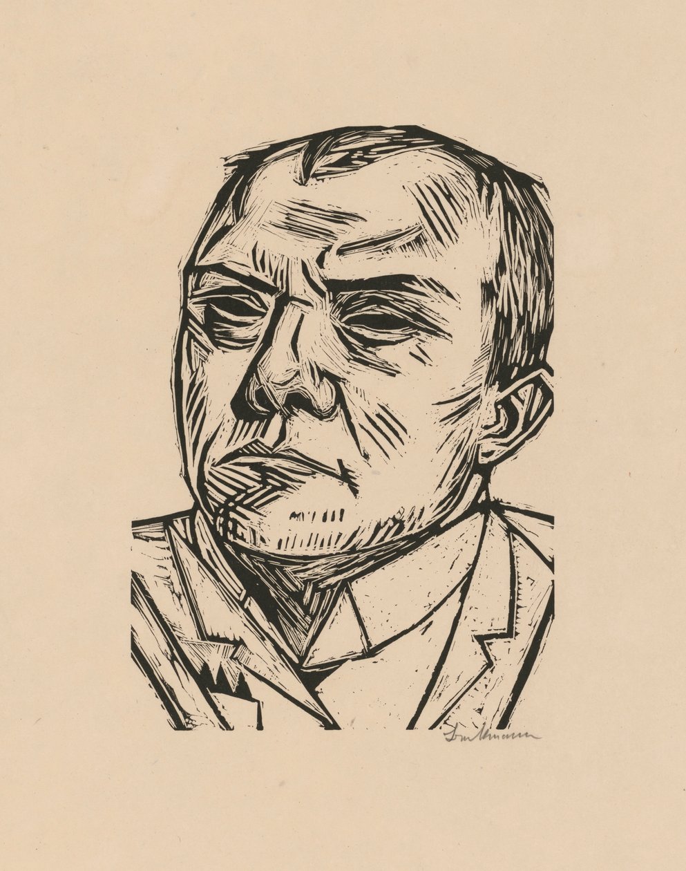 Auto-retrato de Max Beckmann