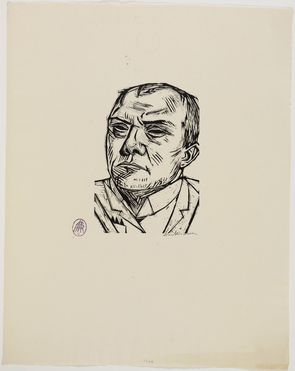Auto-retrato de Max Beckmann