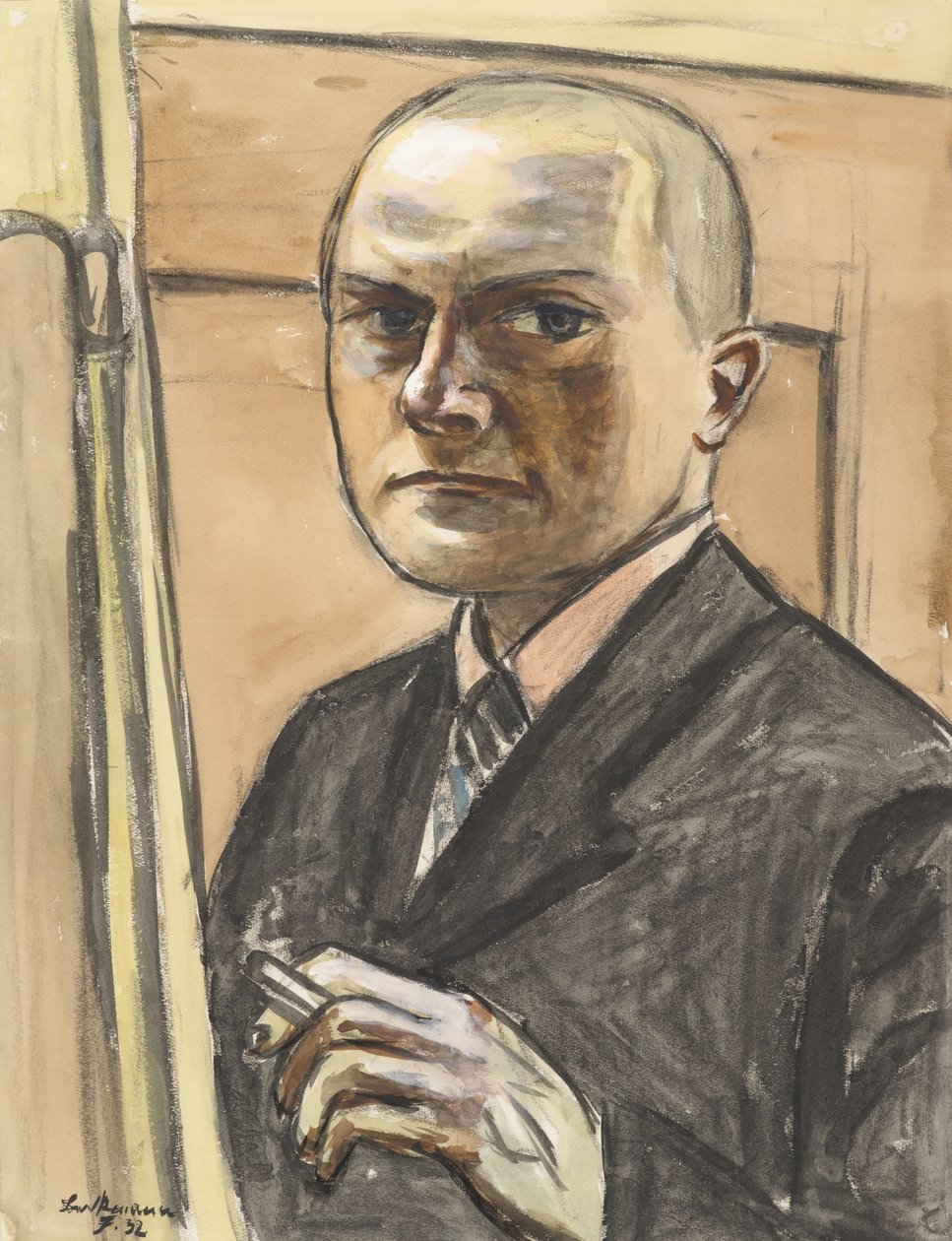 Auto-retrato de Max Beckmann