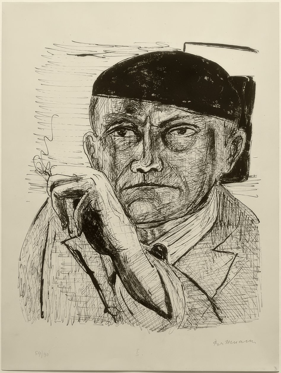 Auto-retrato de Max Beckmann