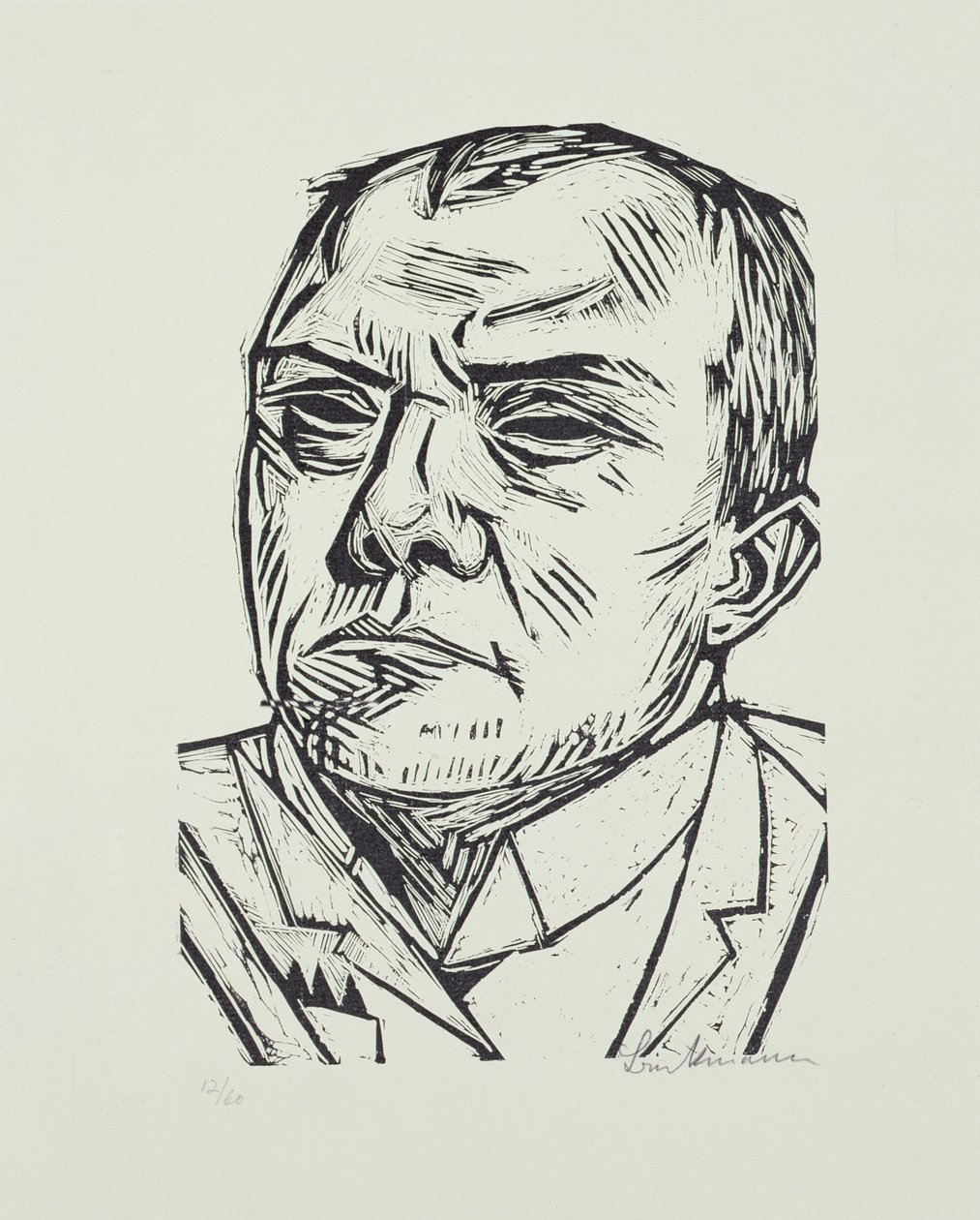 Auto-retrato de Max Beckmann