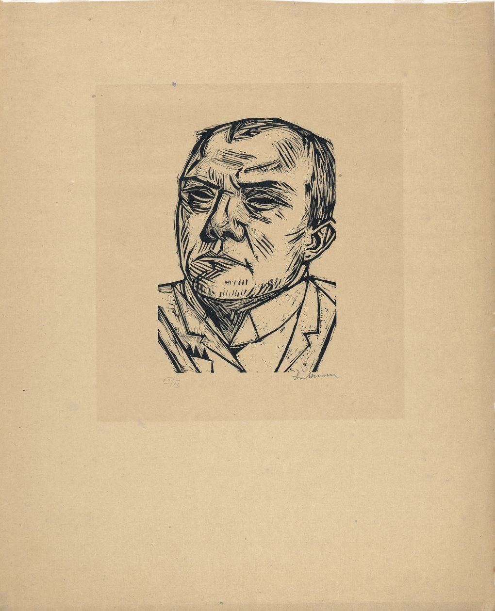 Auto-retrato de Max Beckmann