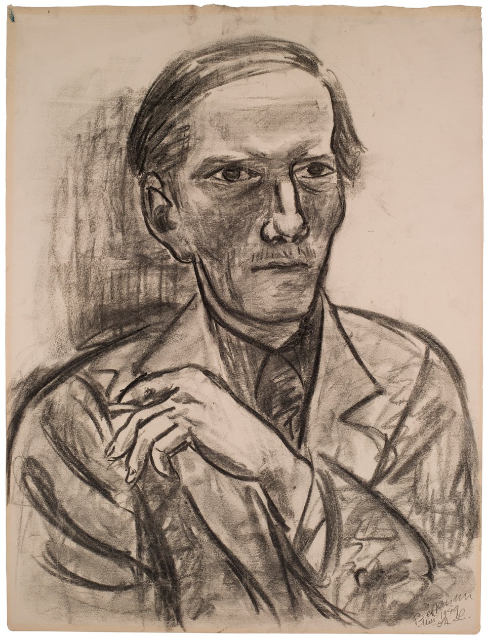 Esboço para «Retrato de Fred Conway» de Max Beckmann