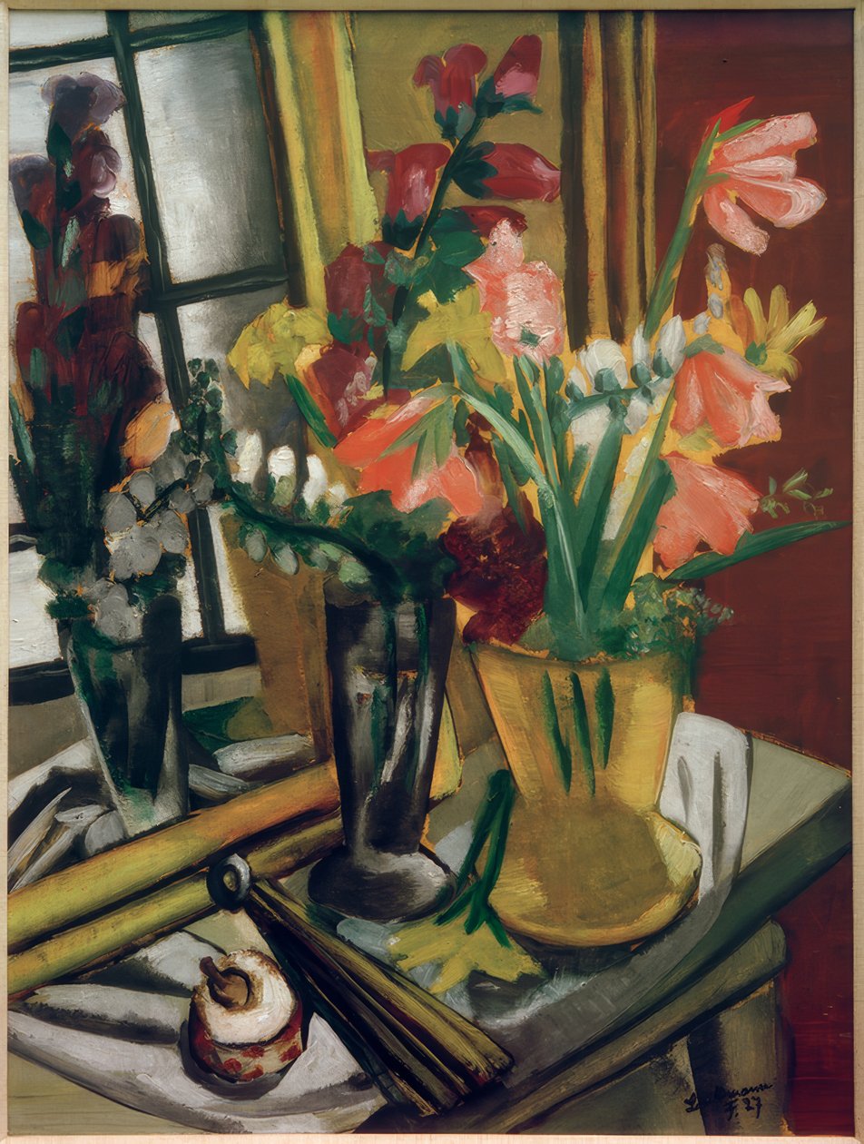Natureza Morta com Espelho de Max Beckmann