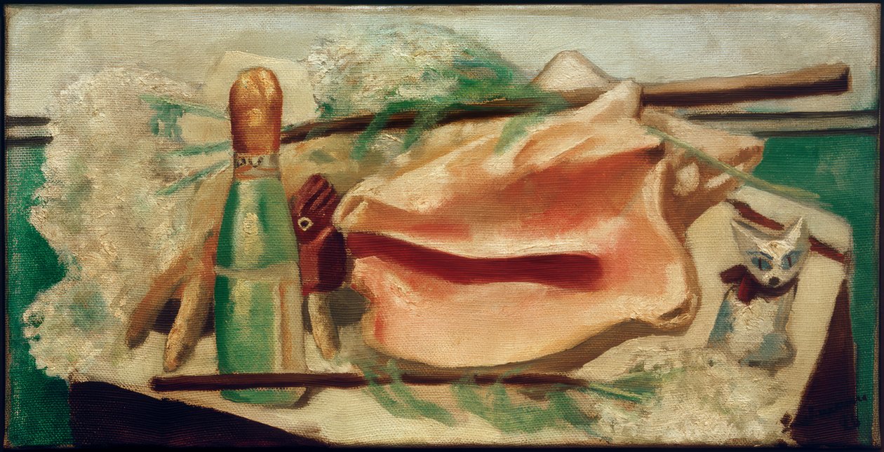 Natureza Morta com Concha Cor-de-Rosa de Max Beckmann