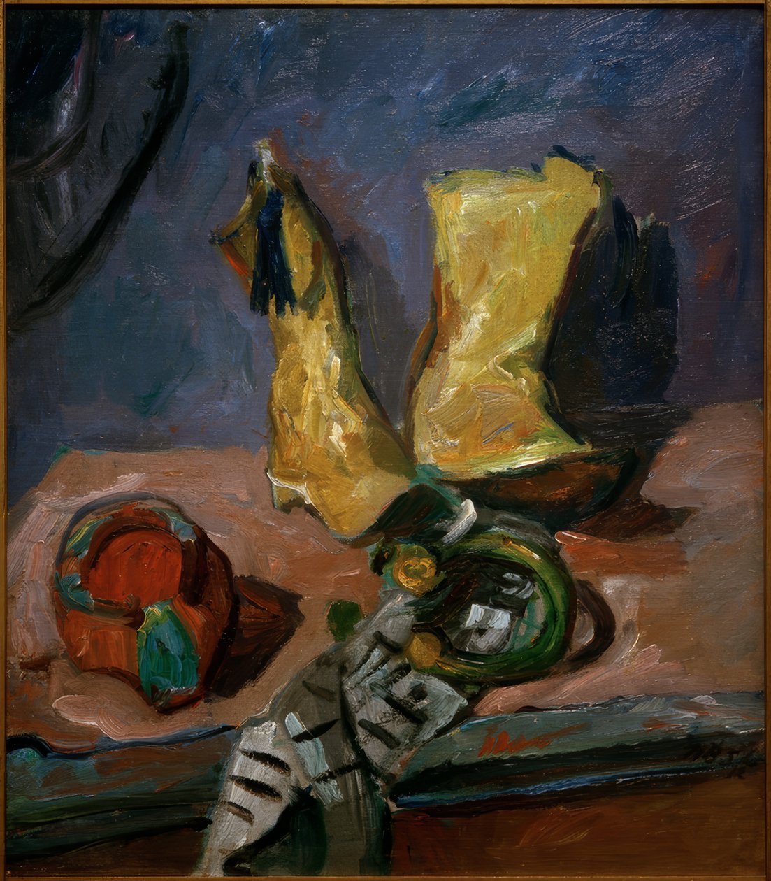 Natureza Morta com Botas Amarelas de Max Beckmann