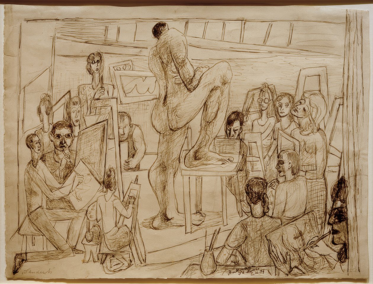 Estudante de Max Beckmann