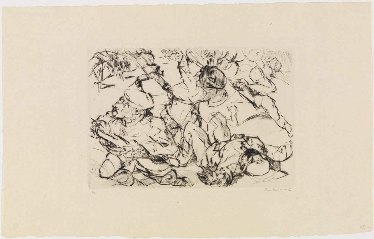 Ataque de assalto de Max Beckmann