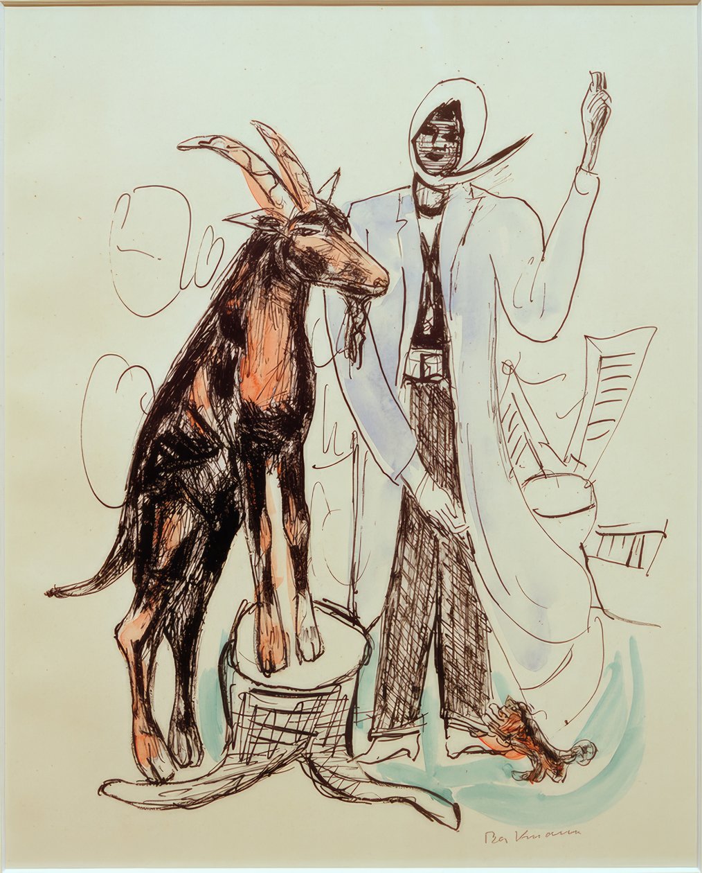 O Bode (O Bode) de Max Beckmann