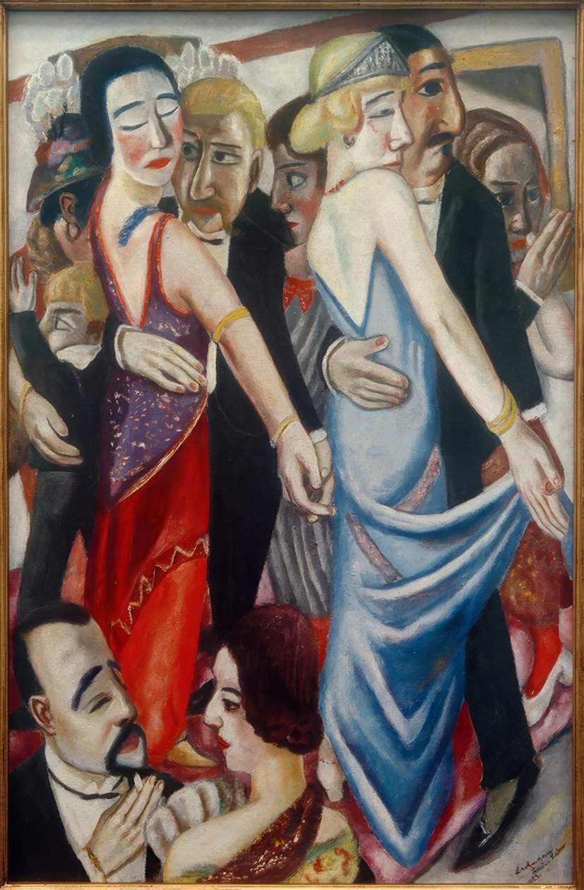Dança em Baden-Baden de Max Beckmann