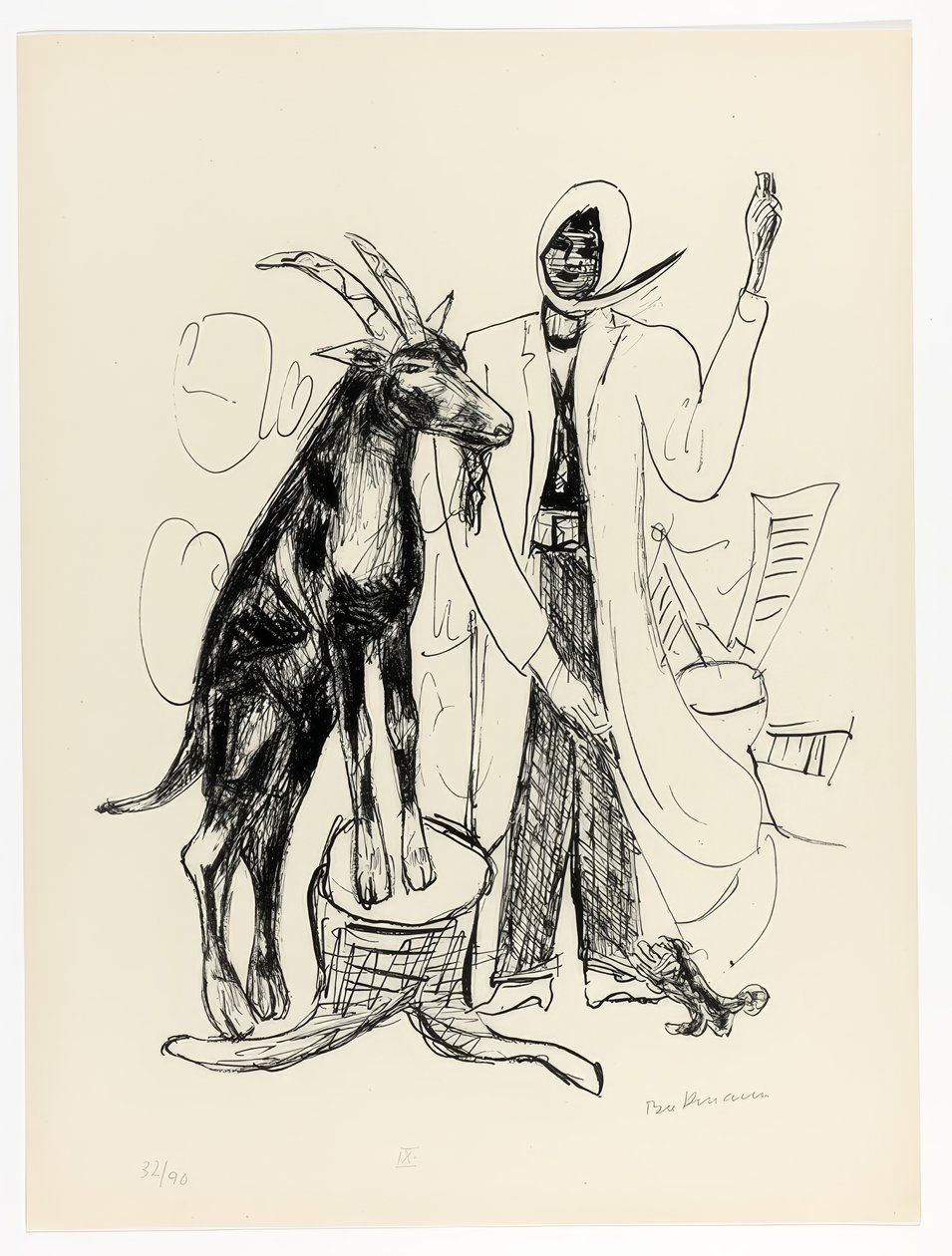 O Buck, prato nove de Day and Dream de Max Beckmann