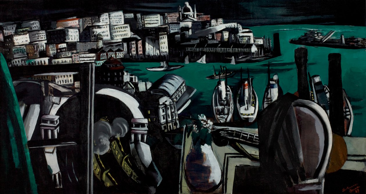 O Porto de Génova de Max Beckmann