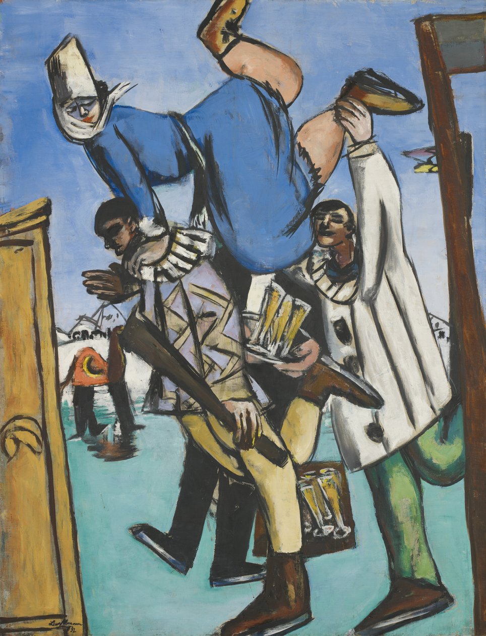 Os Patinadores de Max Beckmann
