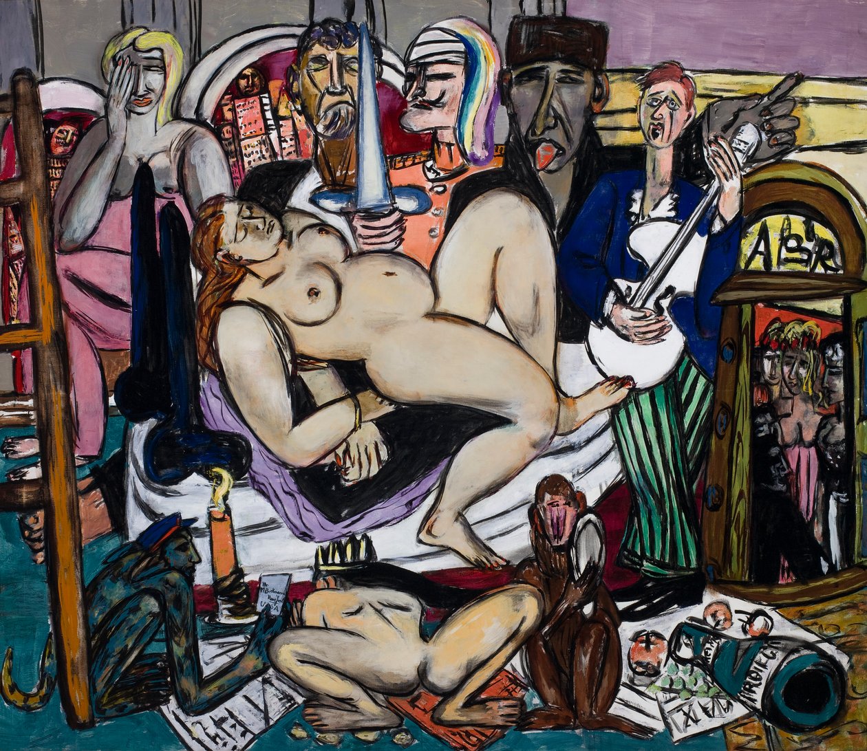 A cidade (Noite na cidade) de Max Beckmann