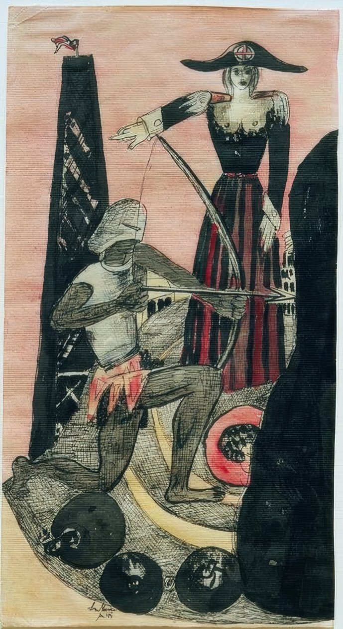 Vénus e Marte de Max Beckmann