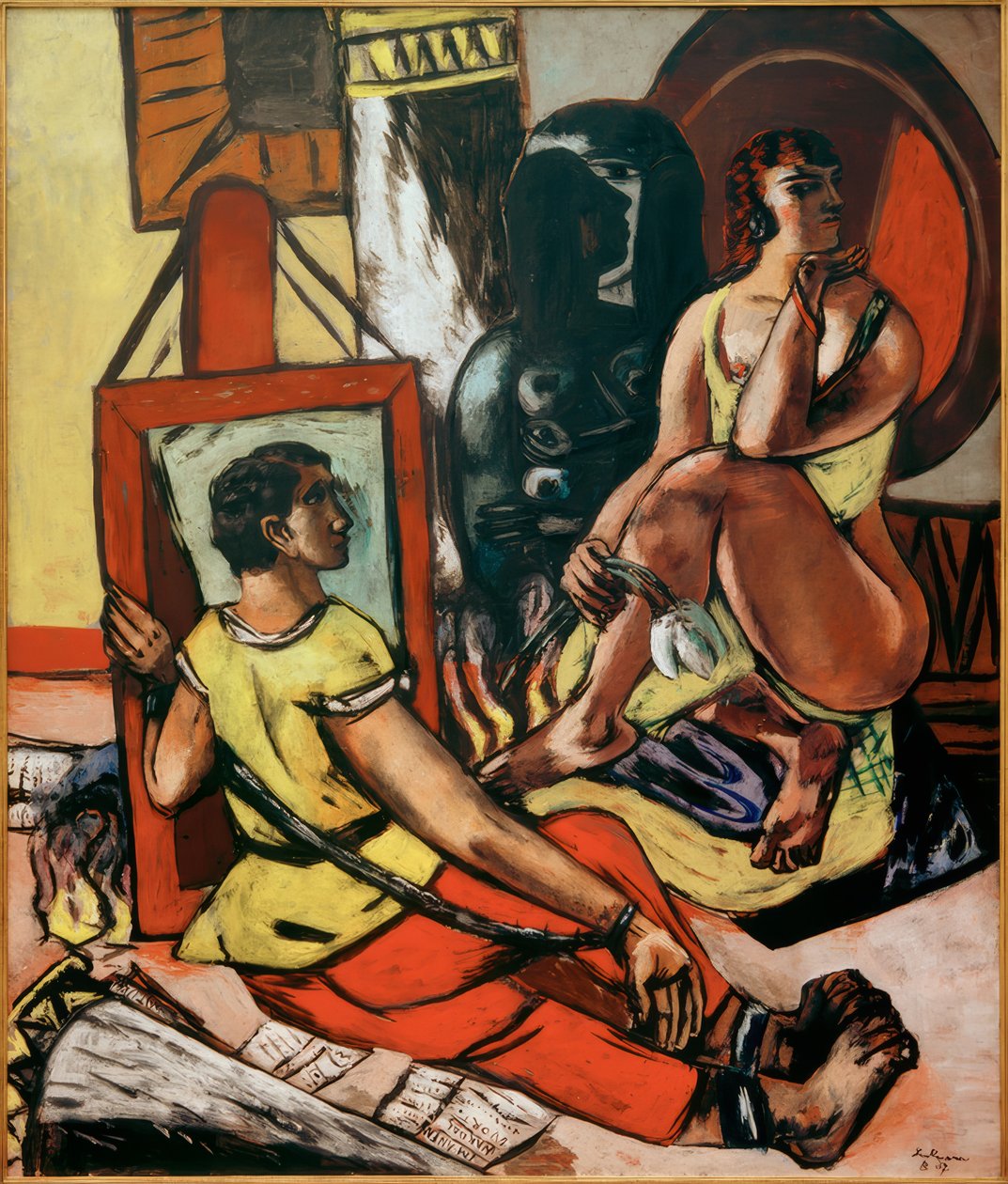 Tentação (Tentação de Santo Antônio) de Max Beckmann