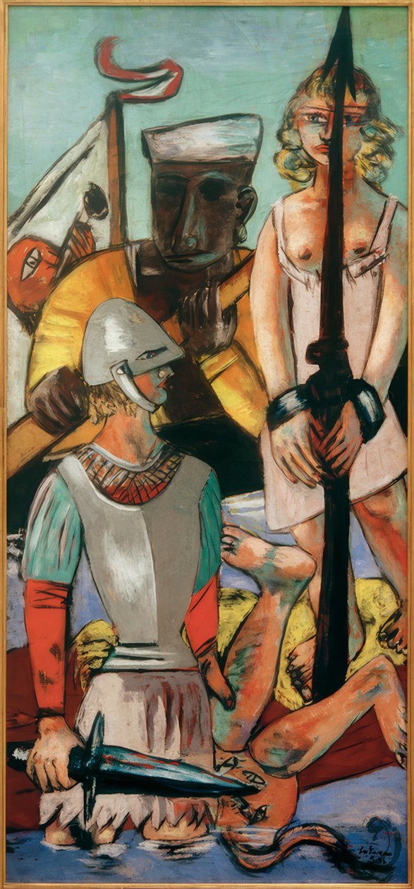 Tentação (Tentação de Santo Antônio) de Max Beckmann