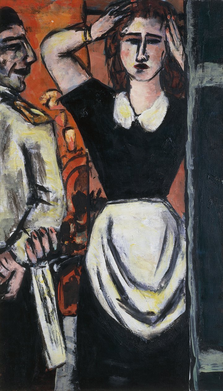 Empregado de mesa e assistente de quarto de hóspedes de Max Beckmann