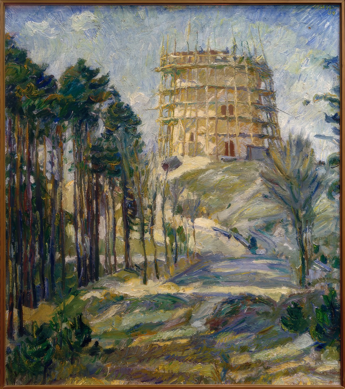 Torre de água em Hermsdorf de Max Beckmann