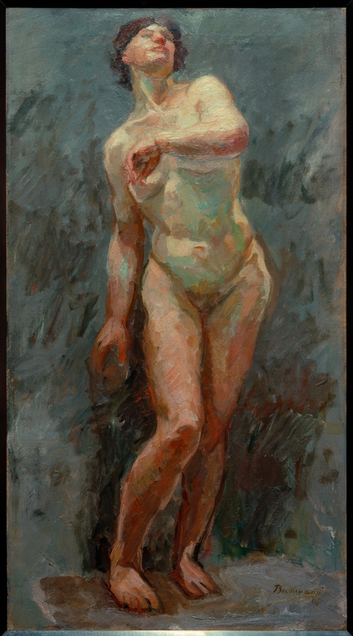 Fêmea nua de Max Beckmann