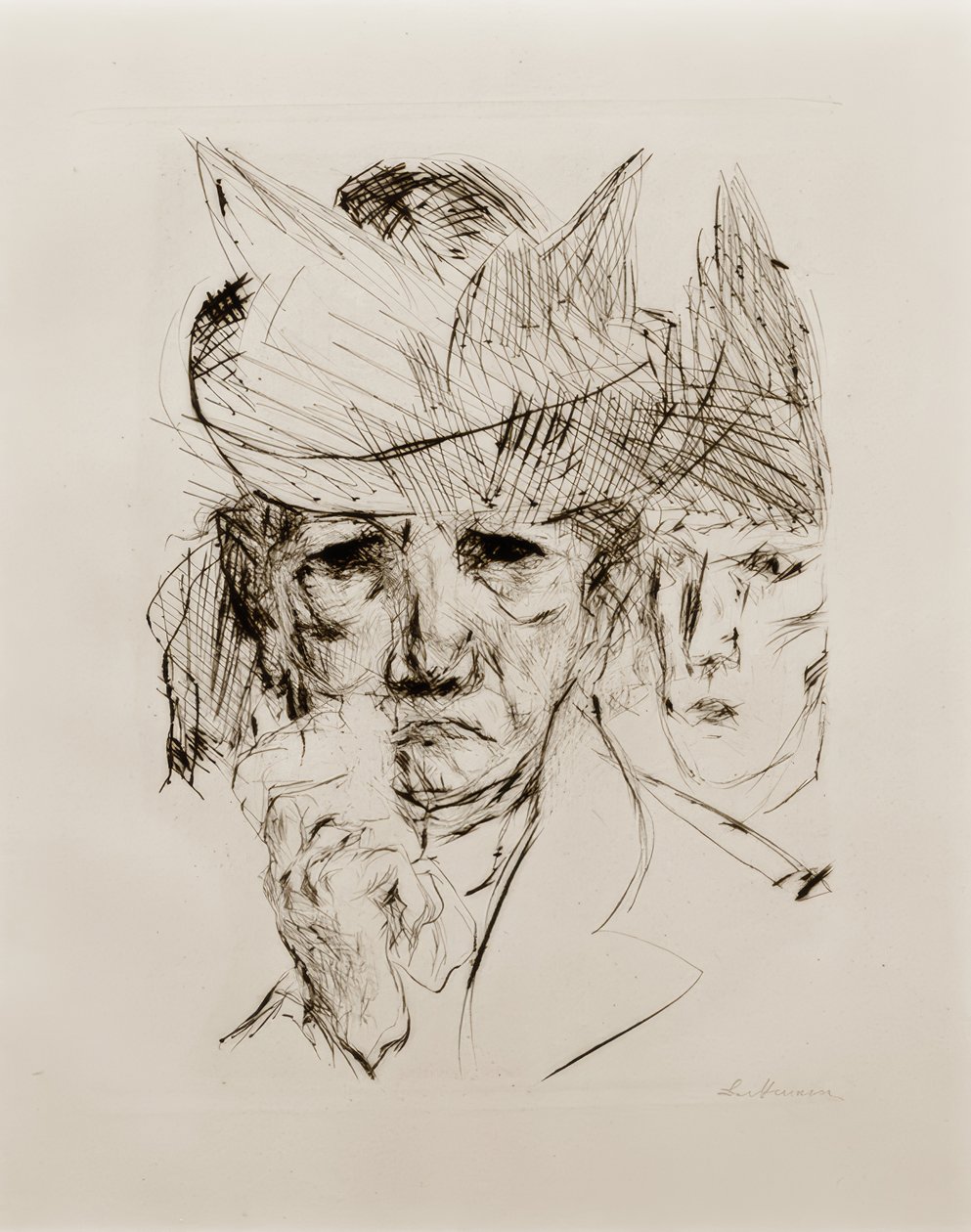 Mulher que chora de Max Beckmann