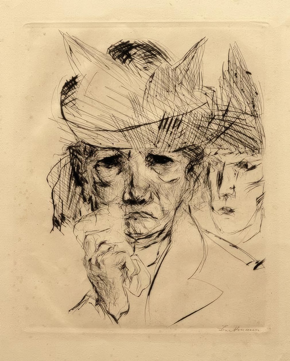 Mulher que chora de Max Beckmann