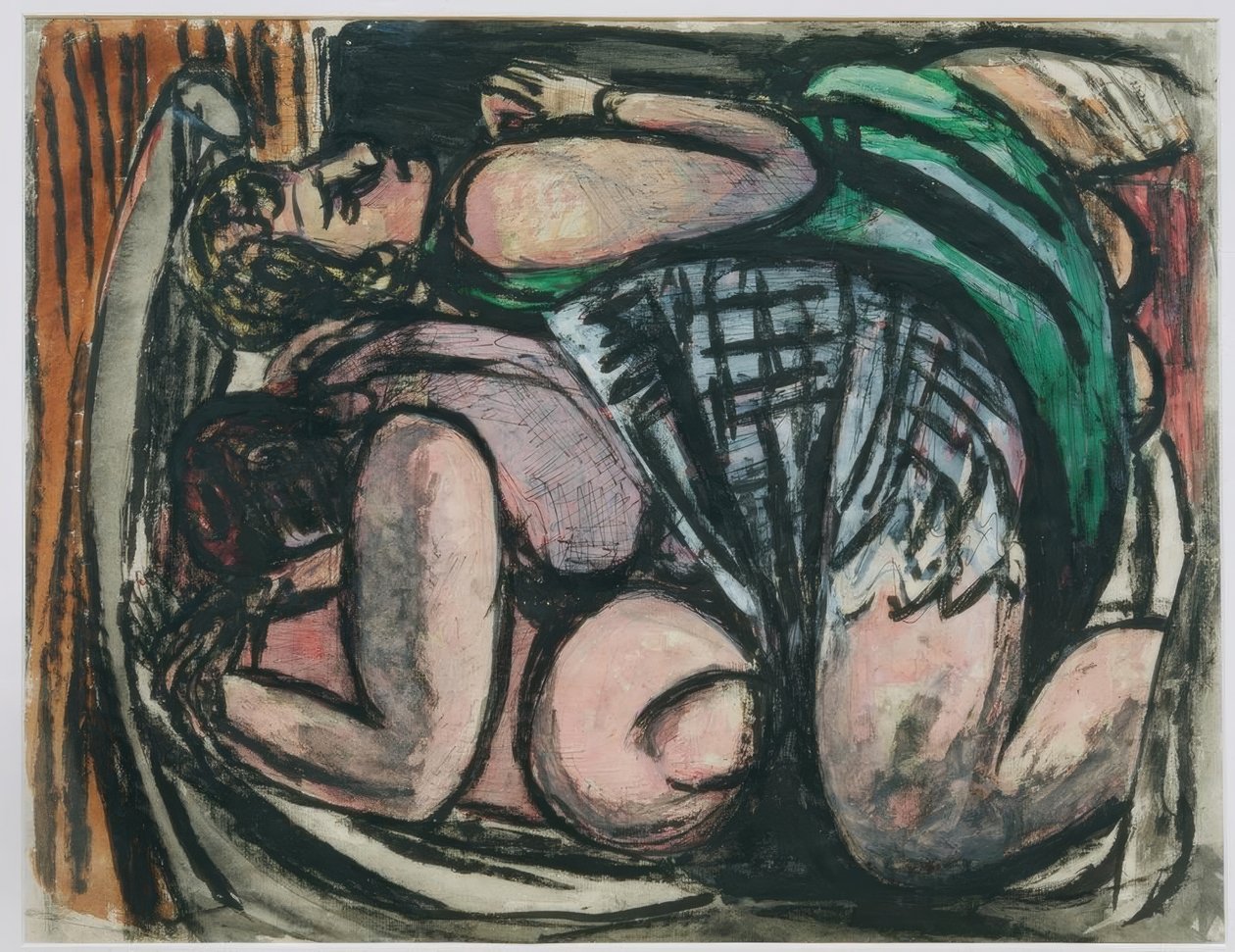 Duas mulheres reclináveis de Max Beckmann