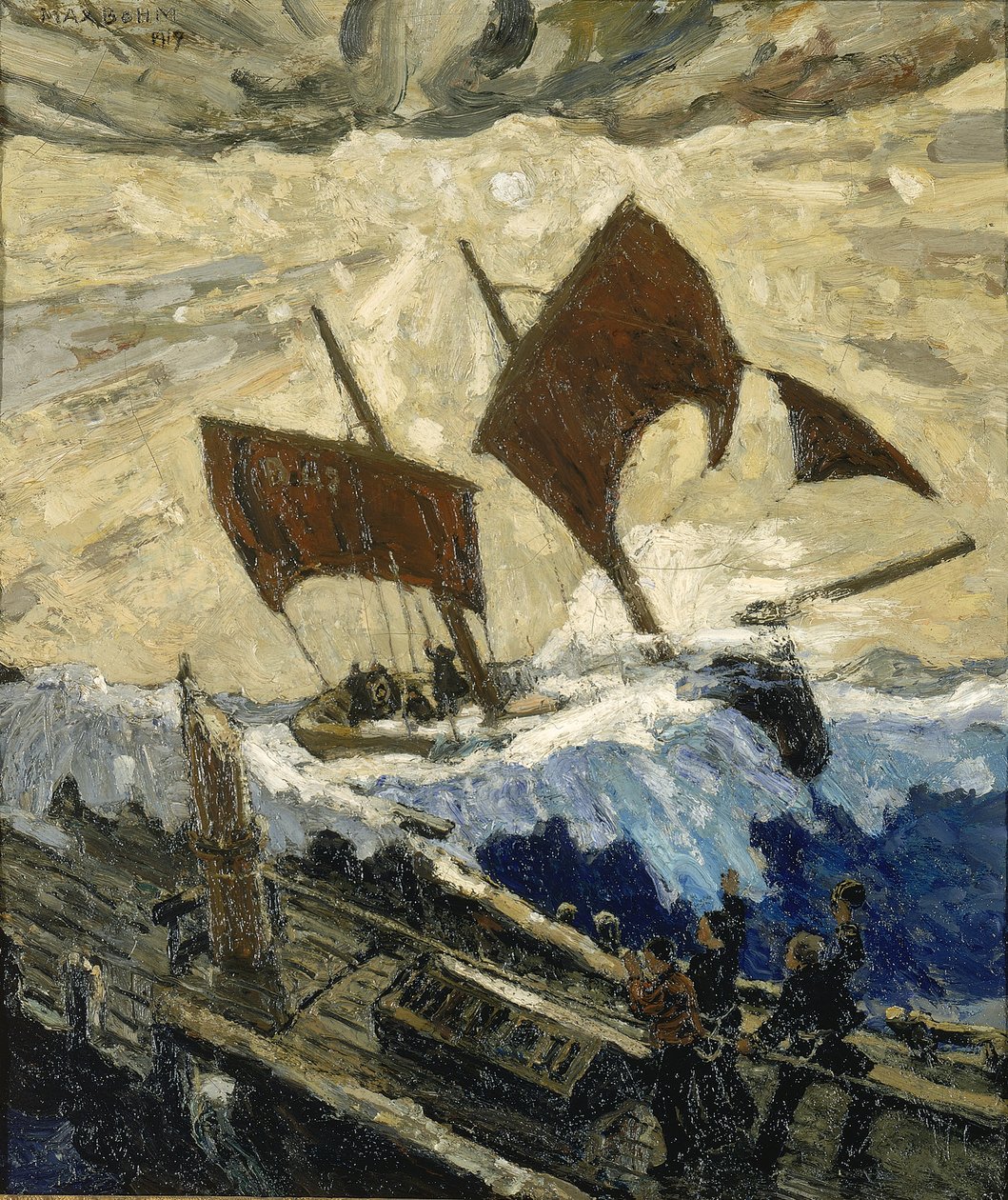 Um Incidente no Canal da Mancha, 1919. de Max Bohm