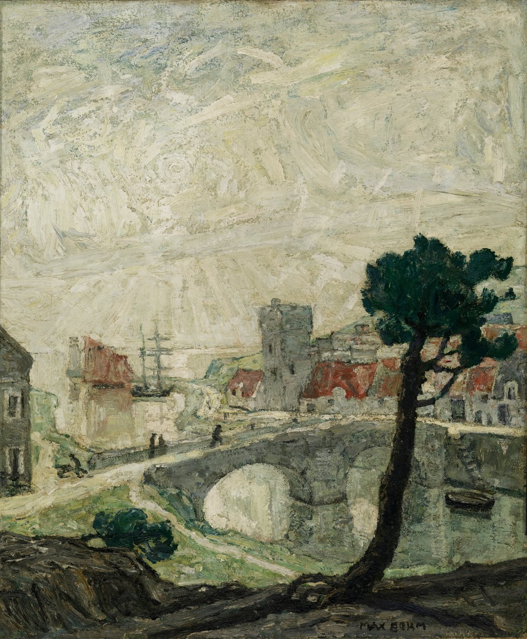 Ancient Seaport, 1921. de Max Bohm