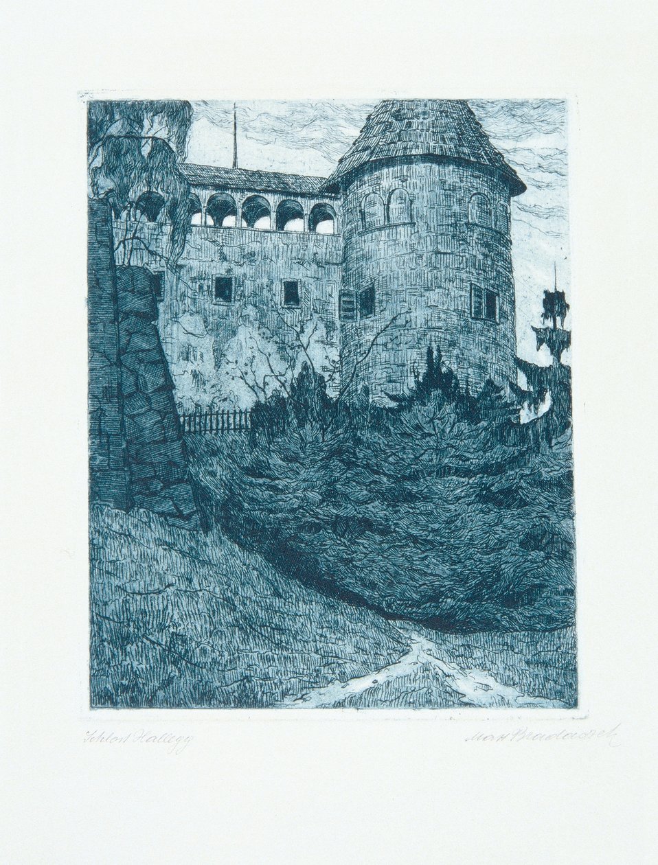 Castelo de Hallegg de Max Bradaczek