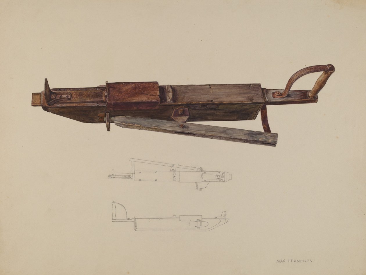 Plantador de Milho, c. 1938. de Max Fernekes