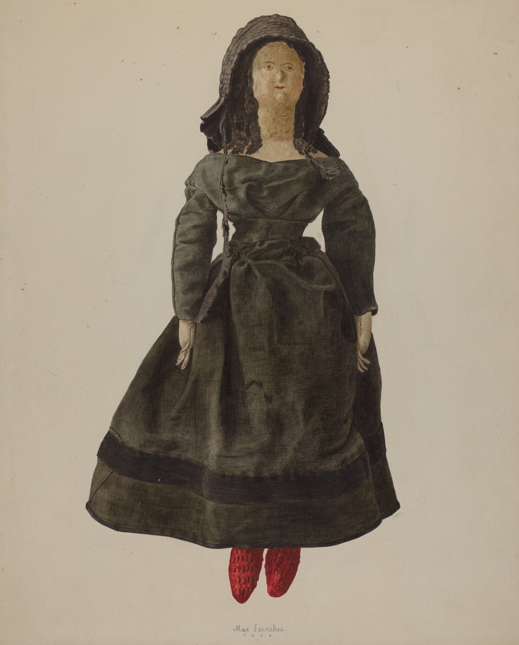 Boneca Quaker, 1938. de Max Fernekes