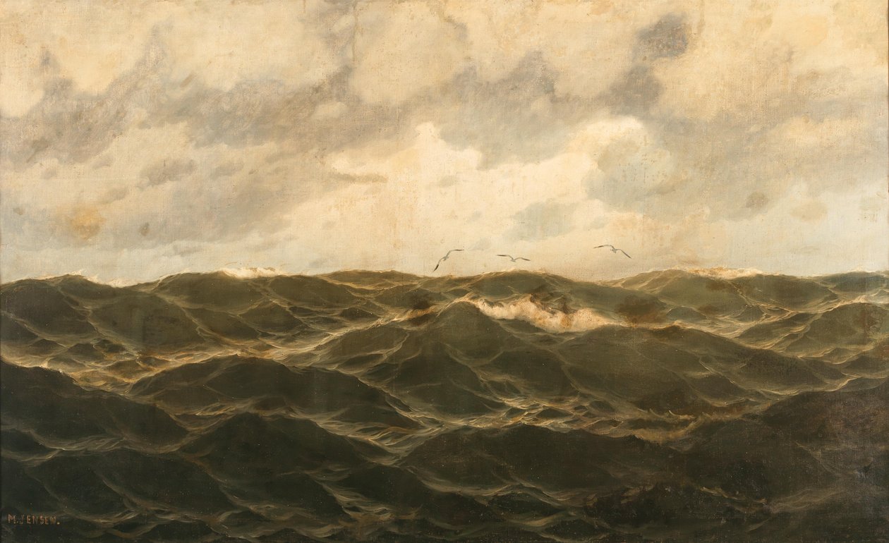 Alemão: Grande peça marinha de Max Jensen