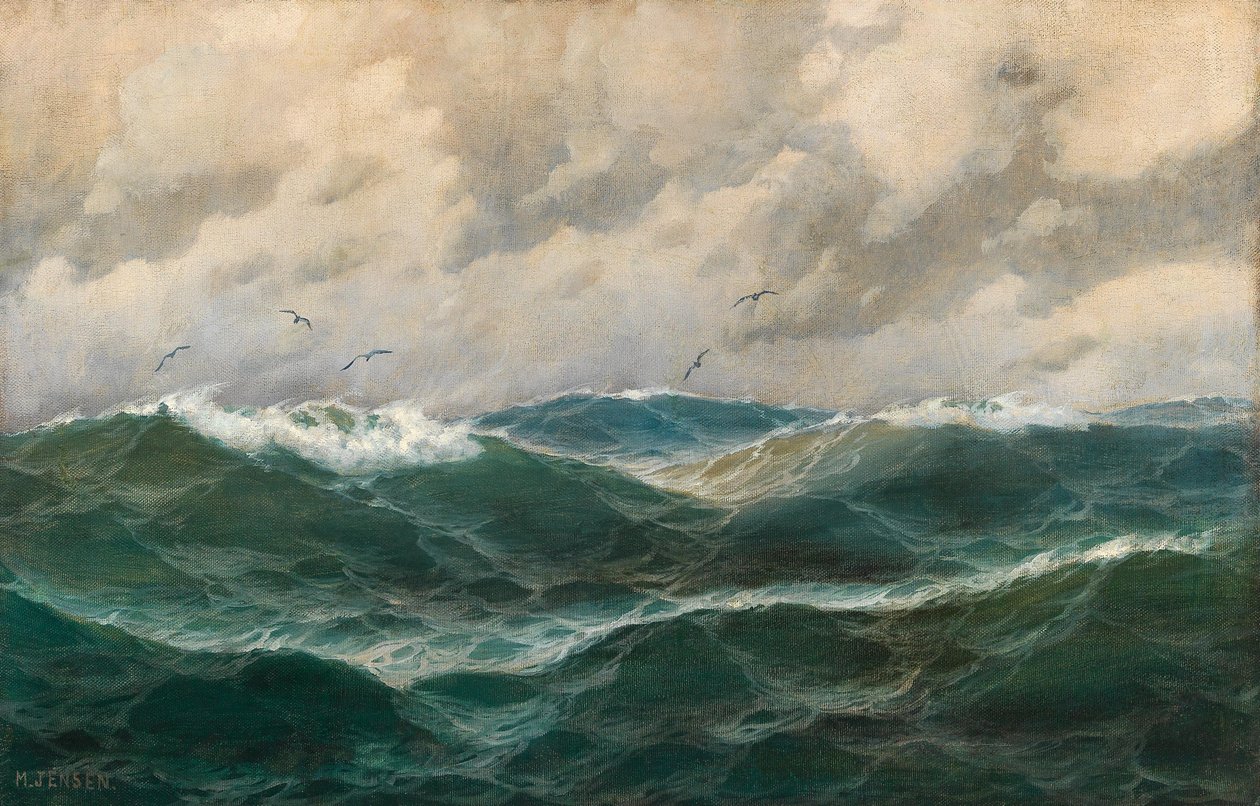 Alemão: Marine Maritime Painting de Max Jensen