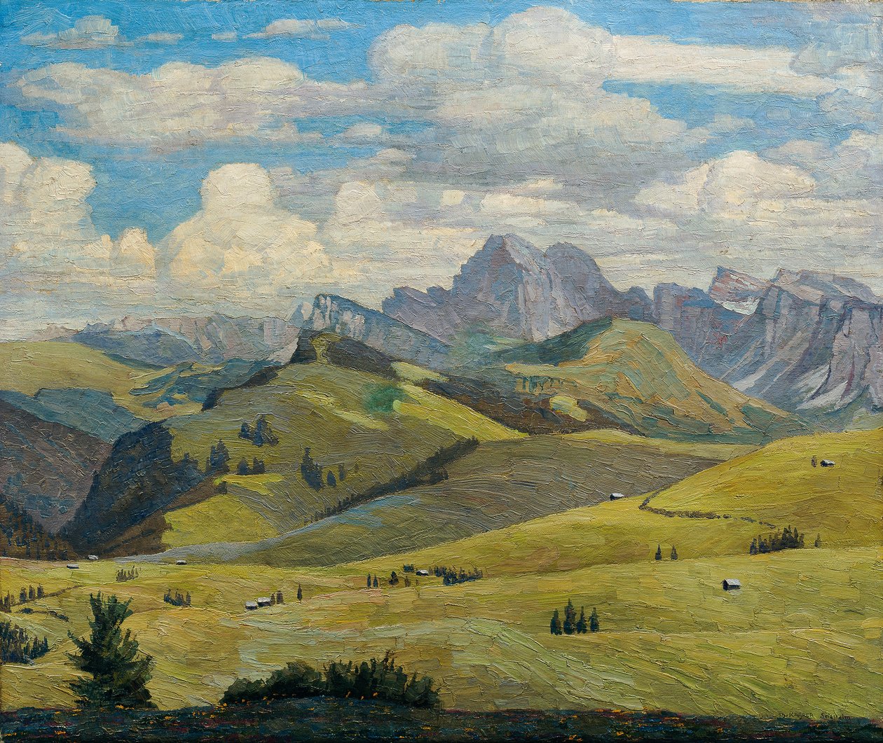 Alpe di Siusi (Tirol do Sul) de Max Kahrer