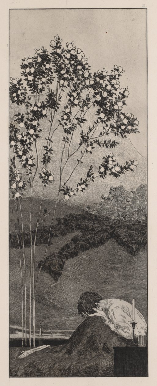 Uma luva: Desejos, 1880. de Max Klinger