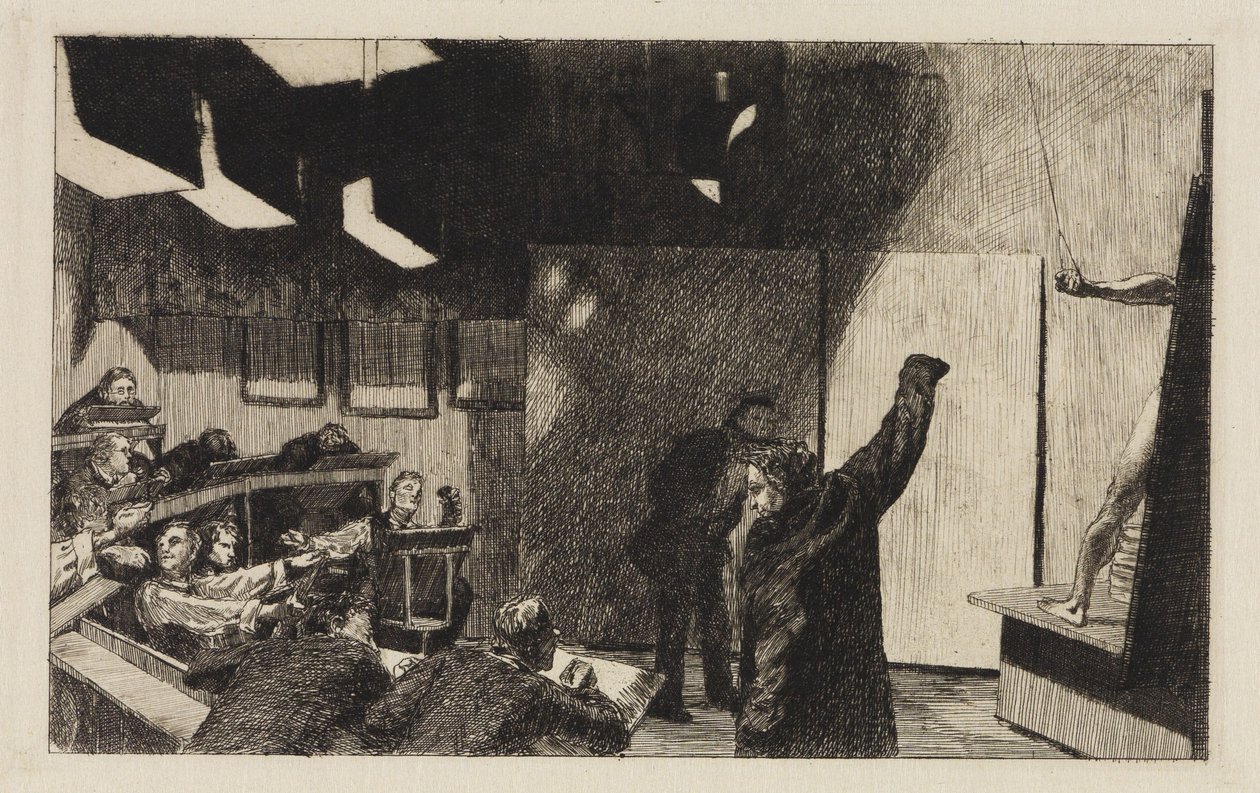 Sala de exposições da Escola de Artes Decorativas de Max Klinger