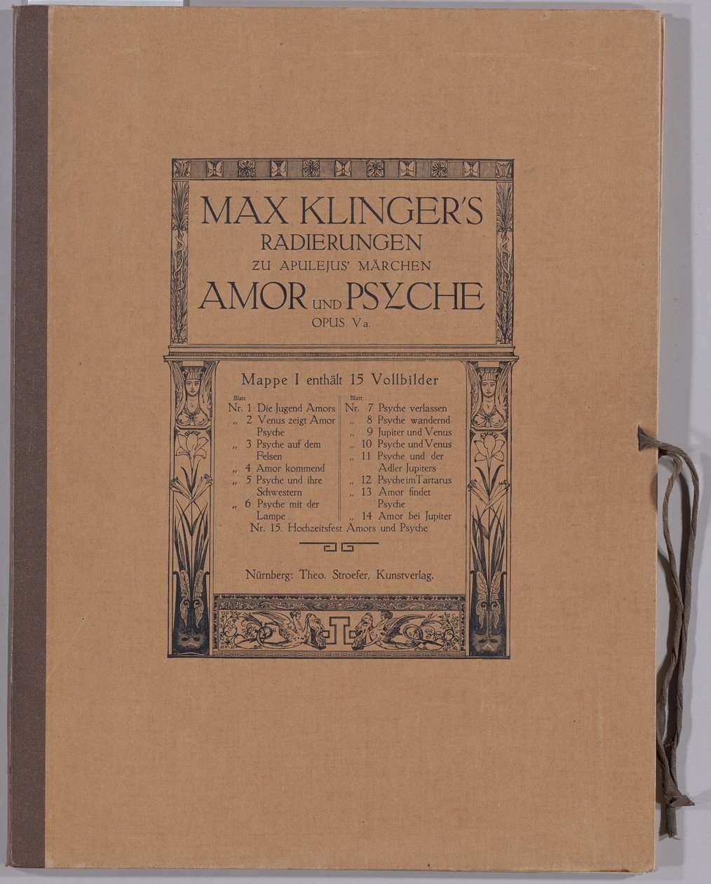 Cupido e Psique [Opus Va] de Max Klinger