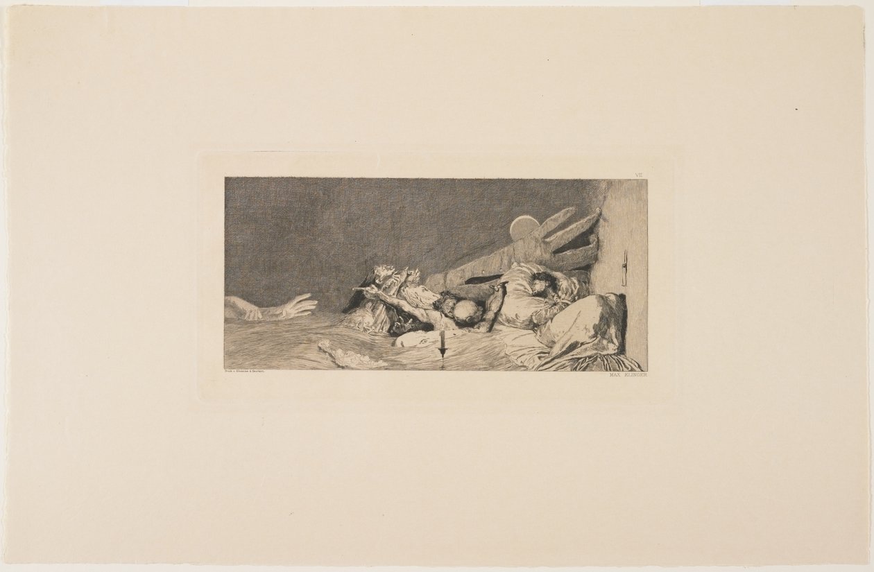 Ansiedades, 1881 de Max Klinger
