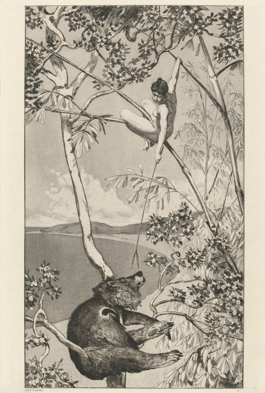 Urso e Elfo: pl.1 de Max Klinger