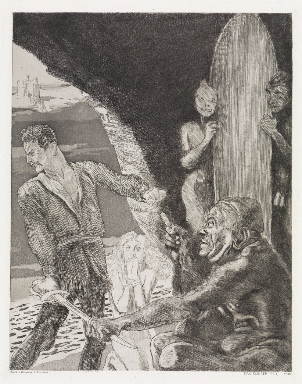 Condição (Tenda, Opus XIV, 2.ª Parte, n.º 38) de Max Klinger