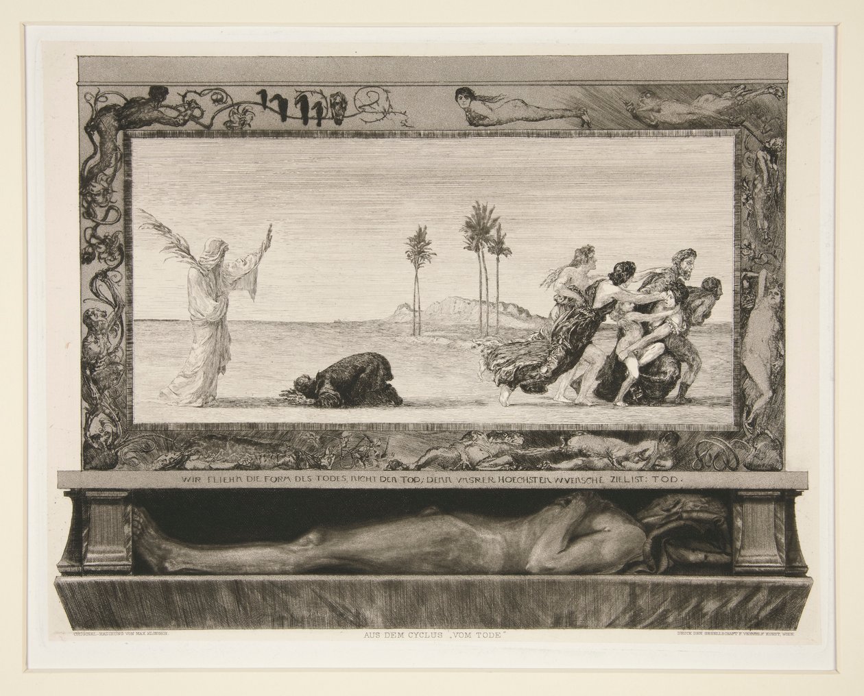 Morte o Salvador, de Vom Tode (On Death) de Max Klinger
