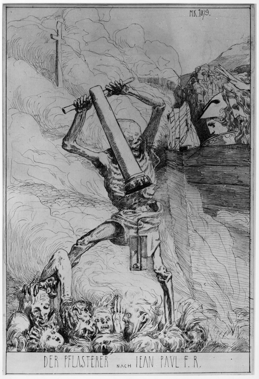 A Morte como Pavimentador, segundo Jean Paul F.R. de Max Klinger